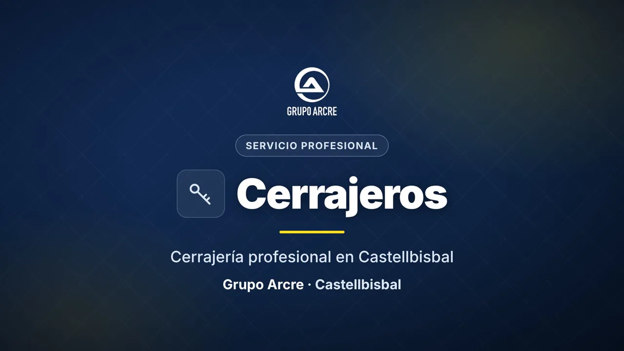 Cerrajería profesional en Castellbisbal
