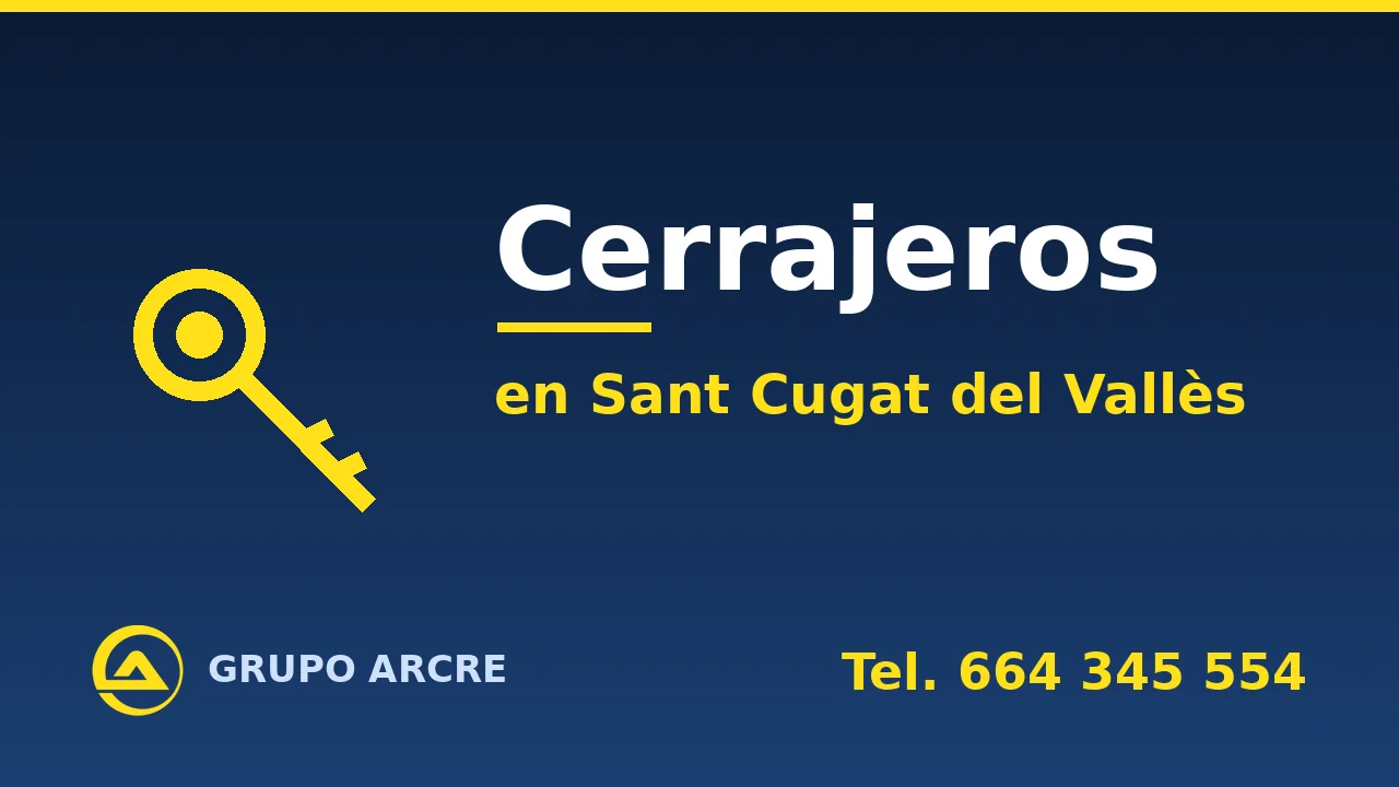 Cerrajería profesional en Sant Cugat del Vallès